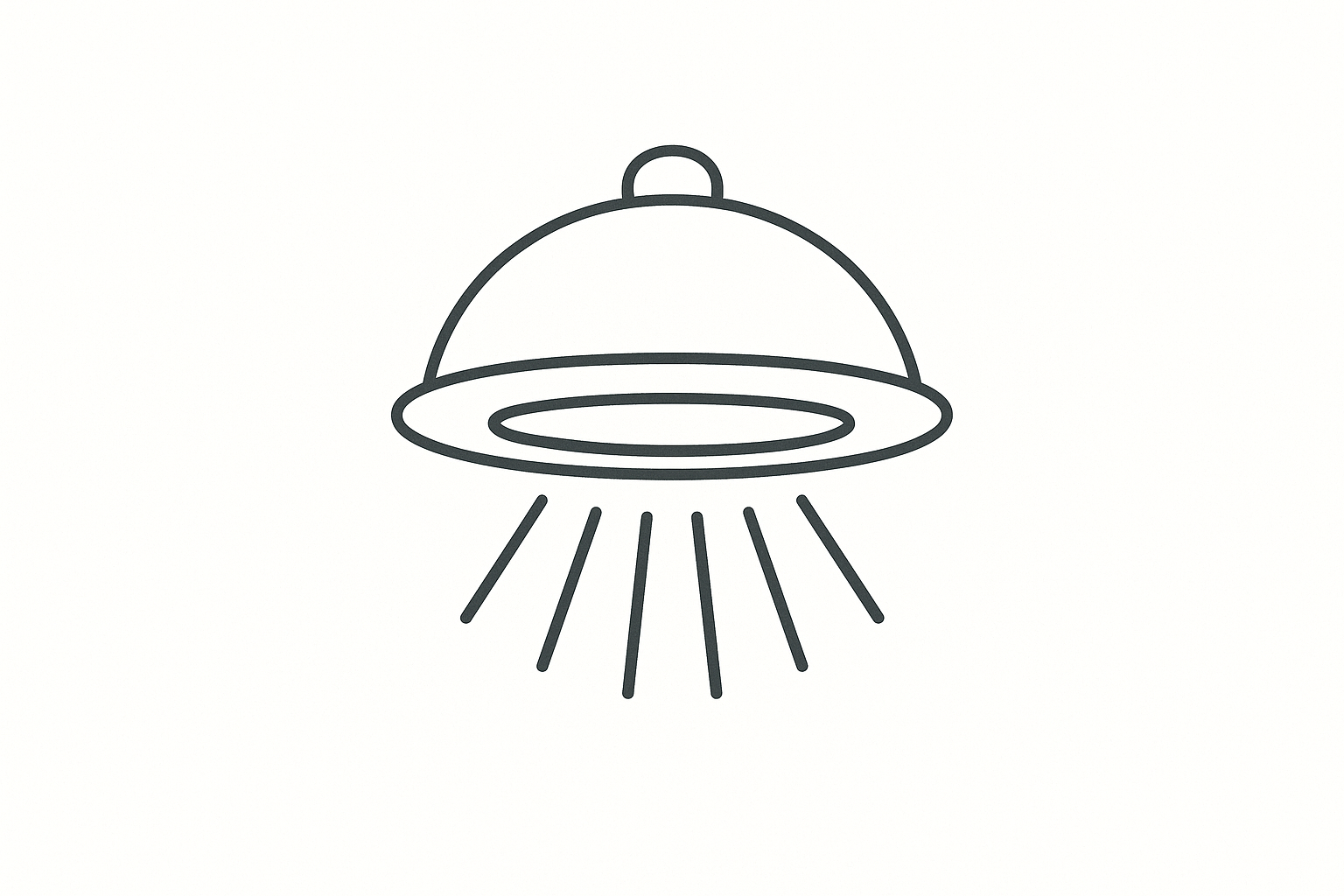 Icône lampe de soin / UFO style
Une lampe en forme de dôme (ressemblant à une soucoupe volante) diffusant des rayons lumineux vers le bas. Style minimaliste, trait fin.
Le tour sur 4320 de largeur et 2160 de hauteur